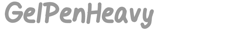 GelPenHeavy