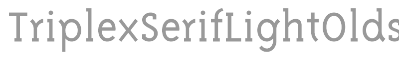 TriplexSerif-ExtraBold