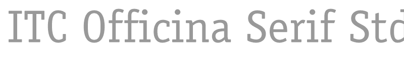 ITC Officina Serif Std