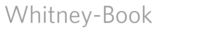 Whitney-Book