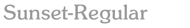 Sunset-Regular