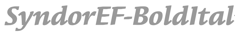 SyndorEF-Bold