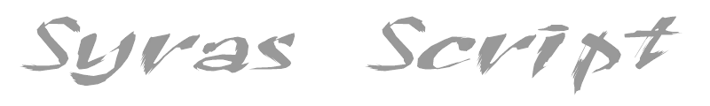 Syras Script Brush