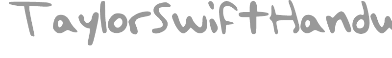 TaylorSwiftHandwriting