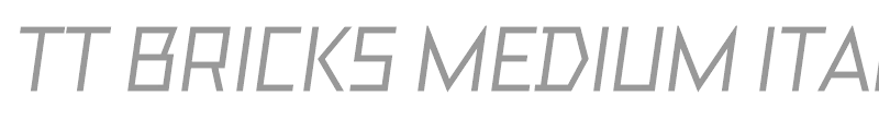 TT Bricks Medium Italic DEMO