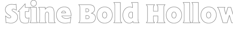 Stine Bold Hollow