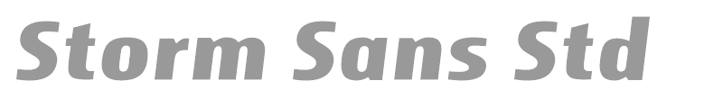 Storm Sans Std