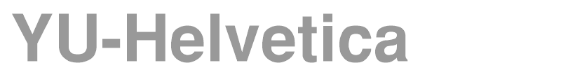 YU-Helvetica