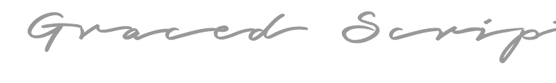 Graced Script PERSONAL USE