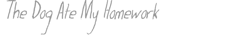 The Dog Ate My Homework Light