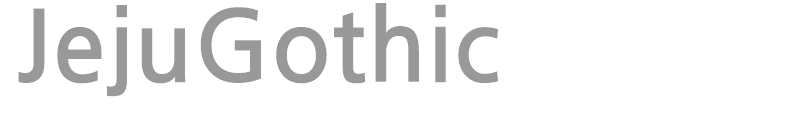JejuGothic