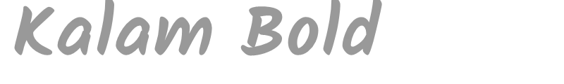 Kalam Bold