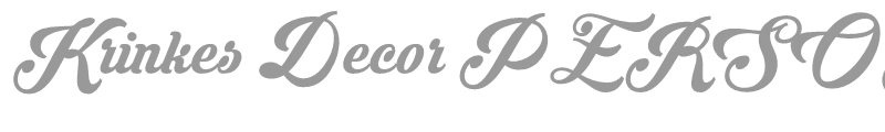 Krinkes Decor PERSONAL USE
