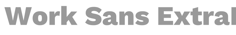 Work Sans Thin