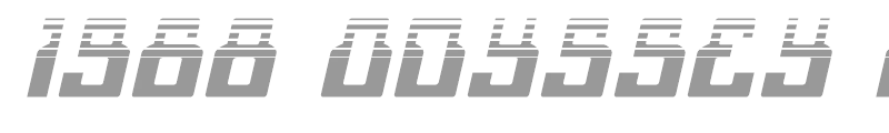 1968 Odyssey Halftone Italic