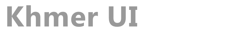 Khmer UI
