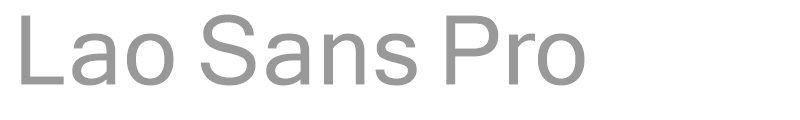 Lao Sans Pro