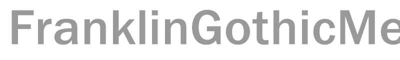 FranklinGothicMediumC