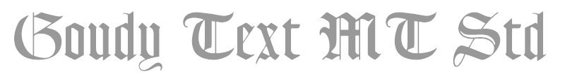 Goudy Text MT Std