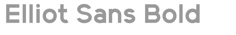 Elliot Sans Bold