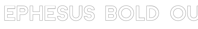 Ephesus Bold Outline