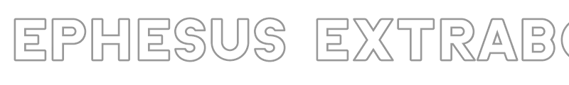 Ephesus extrabold outline