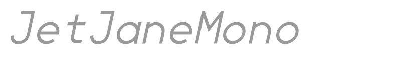 JetJaneMono
