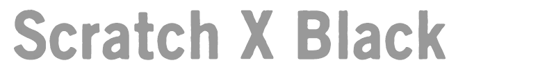 Scratch X Black