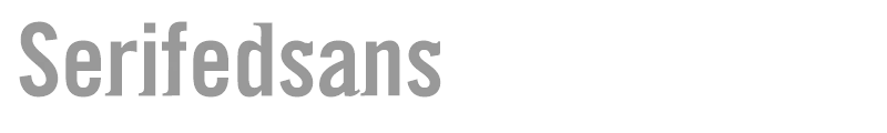 Serifedsans