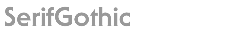 SerifGothic