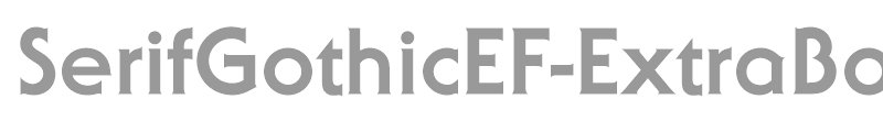 SerifGothicEF-Regular