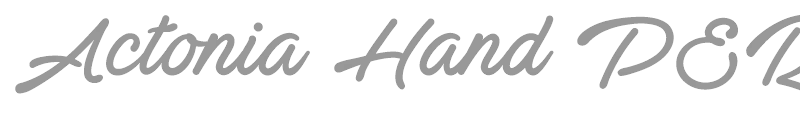 Actonia Hand PERSONAL USE