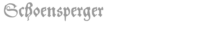 Schoensperger