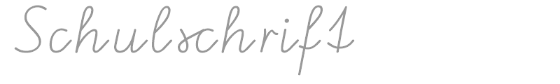 Schulschrift