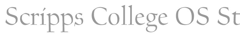 Scripps College OS Std