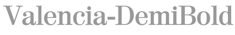 Valencia-DemiBold