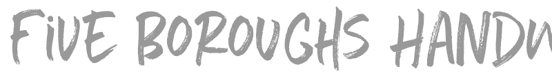 Five Boroughs Handwriting