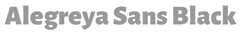 Alegreya Sans