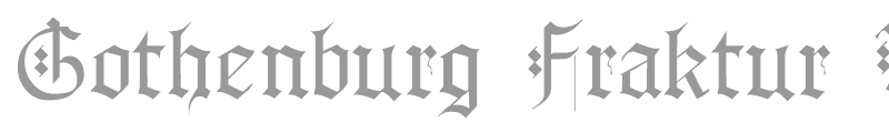 Gothenburg Fraktur