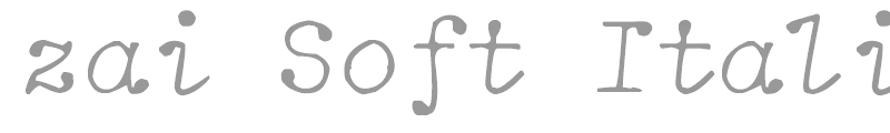 zai Soft Italic Typewriter
