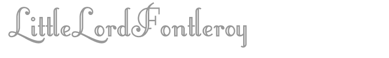 Little Lord Fontleroy