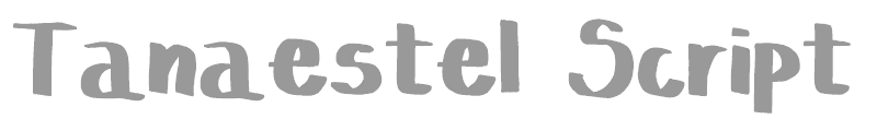 Tanaestel Script Handwritten