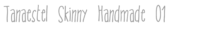 Tanaestel Skinny Handmade 01