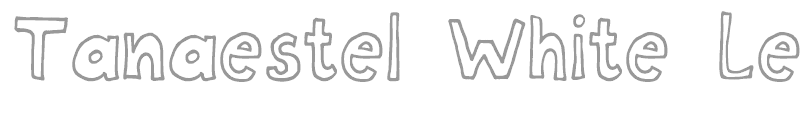 Tanaestel White Letter 01