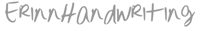 Erinn Handwriting