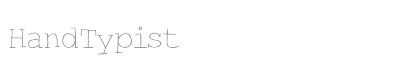Hand Typist