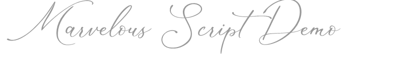 Marvelous Script