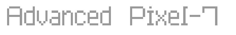 Advanced Pixel 7