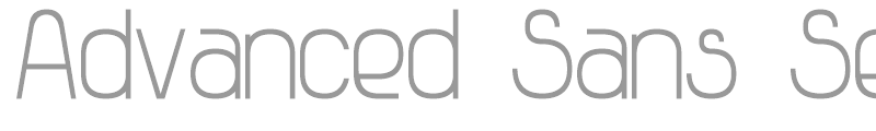 Advanced Sans Serif 7
