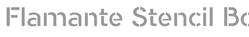 Flamante Stencil